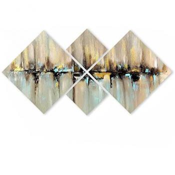 Pintura decorativa en MDF de 4 piezas Wellhome