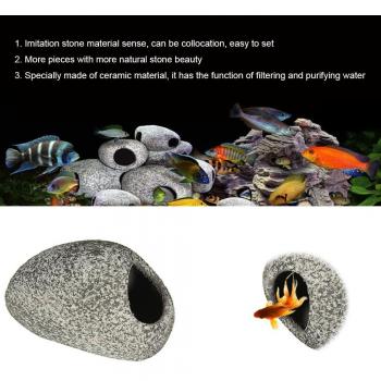 Ceramic Cichlid Cave Aquarium Decor