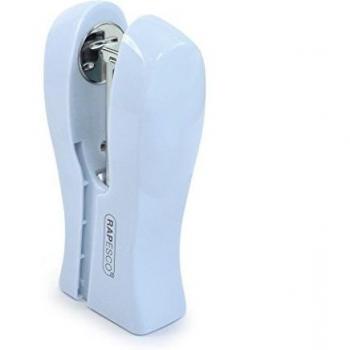 Rapesco 1379 Stand Up Stapler, 20 Sheet Capacity, Powder Blue