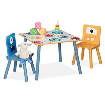 Set Cameretta Bambini con Tavolo e Sedie