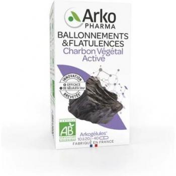 Arkopharma Arkocápsulas Carbón Vegetal Activado Bio 40 Perlas