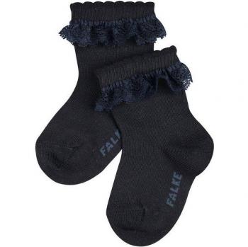 Falke Calze Blu 74-80 Neonato Romantic Lace