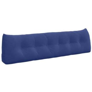 Coussin Anti‑Fatigue Bleu Police, Velours – 180 × 24 × 50 cm