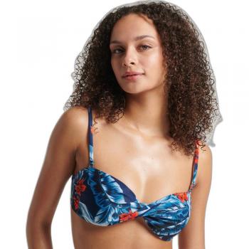 Top de baño bandeau para mujer Superdry Vintage