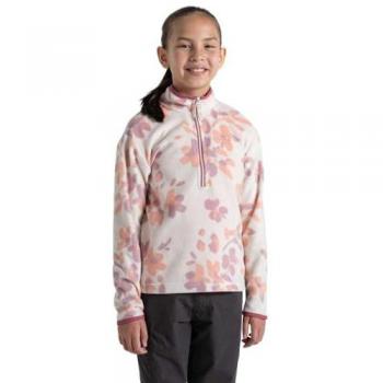 Bachas 11‑12 Year‑Old Unisex Half‑Zip Fleece – SeaSalt Print by Craghoppers