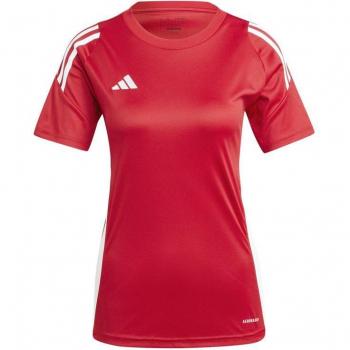 Camiseta deportiva adidas Tiro24 mujer roja