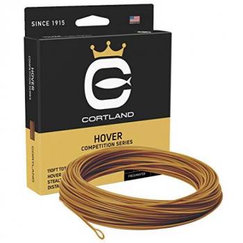 Cortland Línea de Pesca a Mosca Hover Marrón Claro 33m