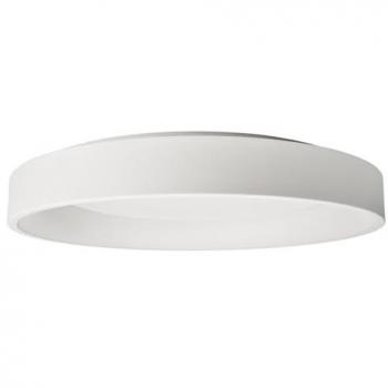 Sculptoris 800 – Lámpara de techo redonda LED 60W, regulable, 3000/4000K, 80 cm, blanco