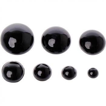 DIY Black Plastic Safety Eyes