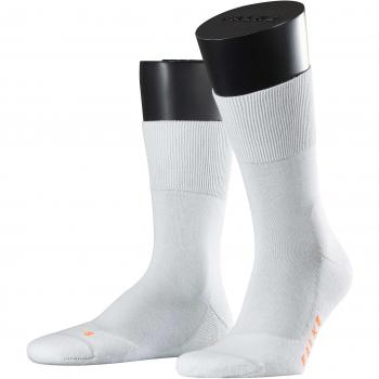FALKE Unisex Running Socks, Cotton, White (White 2000), 8-9 (1 Pair)