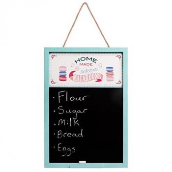 Chalkboard with Ornate White Frame
