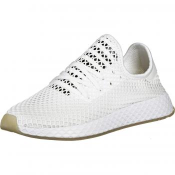 Adidas FTWR White/Core Black/Sesame Deerupt Runner Men's Gym Shoes Size 4 UK