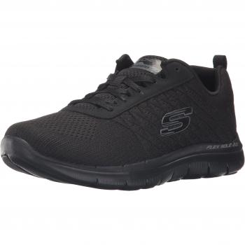 Skechers Flex Appeal 2.0-Break Free, Damen Sneakers, Schwarz