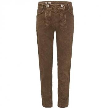 Herren Trachtenjeans RALKO lang Schlamm von Hangowear