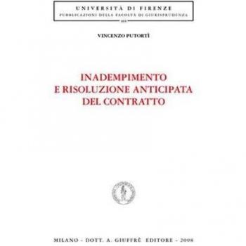Inadempimento e risoluzione anticipata del contratto