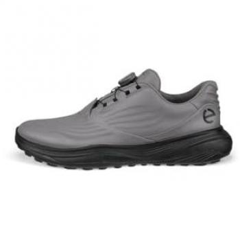 Ecco Golf LT1 Boa Men’s Leather Waterproof Shoes – Gray, EU 45