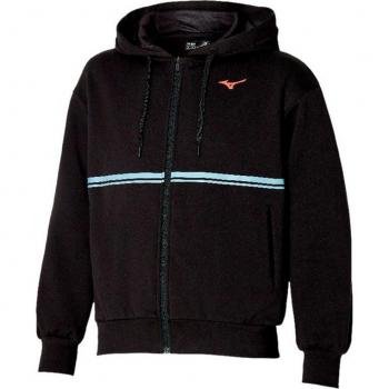 Mizuno Athletics Sudadera Negra para Correr