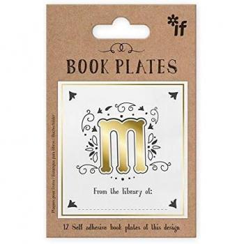 Set di Stickers Ex Libris Lettera M