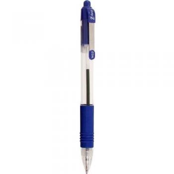 Zebra Z-Grip Retractable Ballpoint Pen 1.0mm Tip Blue Pack 12