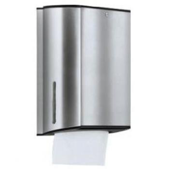 Dispenser asciugamani Keuco Plan, cromo/nero