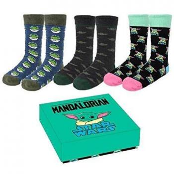 Pack calcetines 3 piezas cerdá star wars the mandalorian the child talla 36