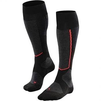 FALKE ST4 Wool Ski-Touring Socken kniehoch dünn