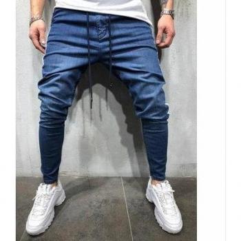 Distressed Blue Jeans for Men