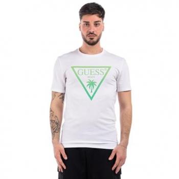 T-Shirt con Logo a Forma di Triangolo Stretch
