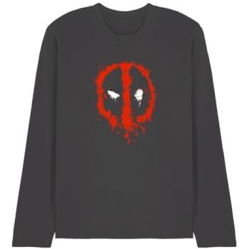 Marvel Deadpool Paint Graphic T-Shirt – Grey, S (Unisex)