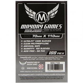 Fundas de Cartas Mayday Magno Plata