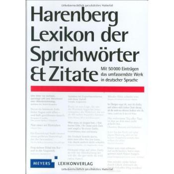 Harenberg, Lexikon der Sprichwörter & Zitate | Brigitte Beier | German | Buch