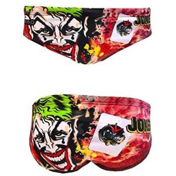 Blazing Red Turbo Joker Pool Briefs 2XL Menswear