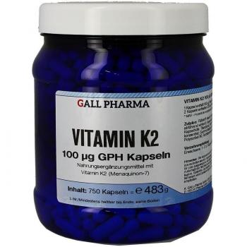 Gall Pharma Vitamin K2 100 µg – GPH Kapseln (750 Packung)