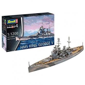 HMS King George V, version 05161, maquette Revell