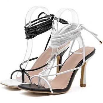 High‑Heel Gladiator Flip‑Flops for Women