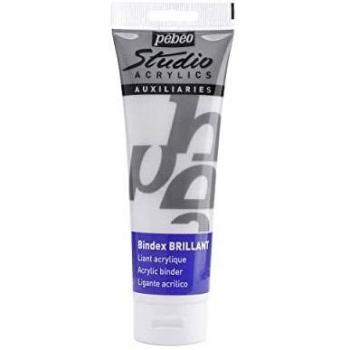 Pebeo 524250 250 ml Studio Acrylics Mediums Bindex, Transparent
