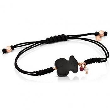 Pulsera New Tibet de Plata Vermeil rosa con gemas