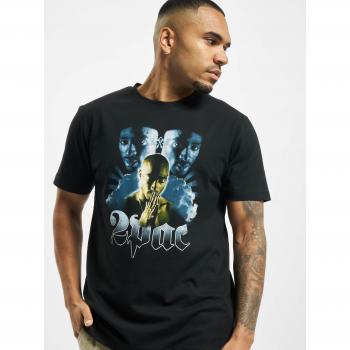 MisterTee Herren Tupac Heaven Shirt – Schwarzer T-Shirt
