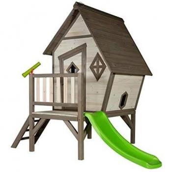 Casa in legno per esterni CABIN XL con scivolo