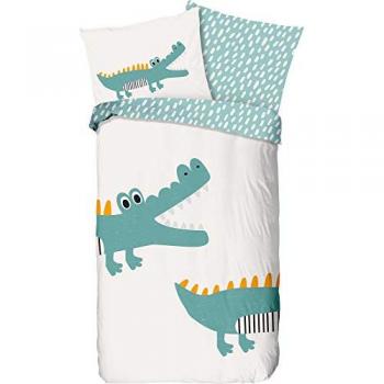 Good morning Kinderbettwäsche »Crocodile«, 135x200 cm, 100% Baumwolle, Wendeoptik