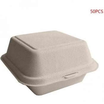 50Pcs Eco-Friendly Takeout Food Containers