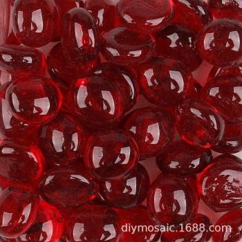 200g DIY Color Transparent Glass Mosaic Decorative Material