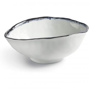 Bol oval de melamina 660 ml Lacor, ø 20,7x16,8x8 cm, libre de BPA