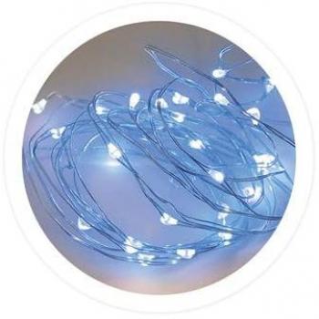 Guirlande à piles LED 1,9M 2xAA Bleu