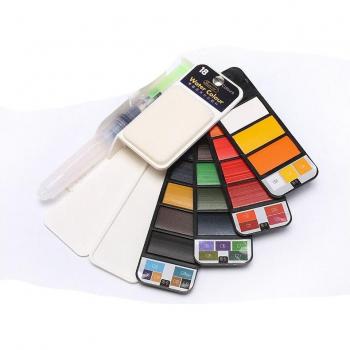 Pack peinture aquarelle robuste 18/25/33/42, palette haute qualité + stylo pinceau