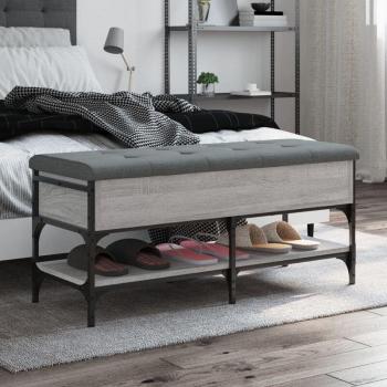 Panca Grigio Sonoma per Ingresso 102x42x45 cm