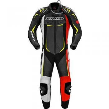 Combinaison de moto Spidi Track Wind Pro 1 pièce (Rouge/Blanc/Noir, taille 56)