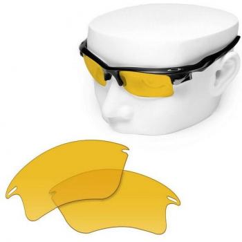 Lentes de repuesto OOWLIT para gafas de sol, color amarillo, Fast Jacket XL OO9156