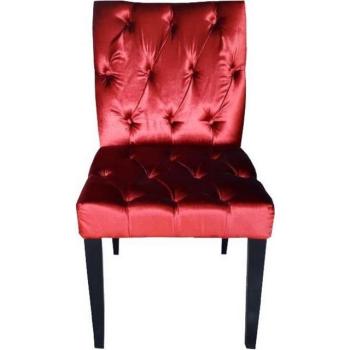 Casa Padrino Barock Esszimmerstuhl Bordeaux Rot/Schwarz – Elegante Premium-Möbel