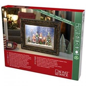 Weihnachtsdeko LED Bilderrahmen, 2 LED Dioden, Innen